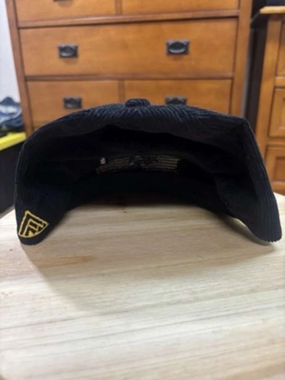The great pacific NW Snapback Hat NW Eagle Logo Black/Yellow rope vintage 2 avai